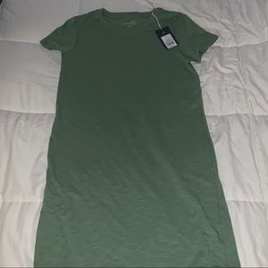 Green T-Shirt Dress